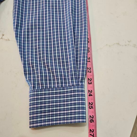 Men's Peter Millar Crown Comfort Long Sleeve Button Down Shirt Size XL - Picture 9 of 9